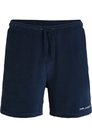 Karl Lagerfeld Shorts de playa de tejido de rizo