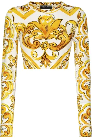 Dolce & Gabbana Top tejido Mayólica