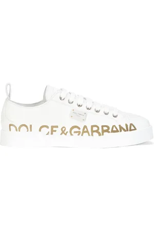 Dolce & Gabbana Tenis bajos con logo estampado