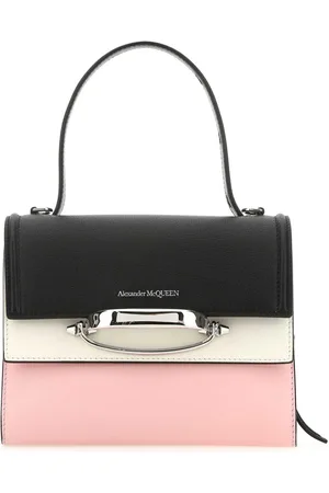 Alexander McQueen Tote con paneles en contraste