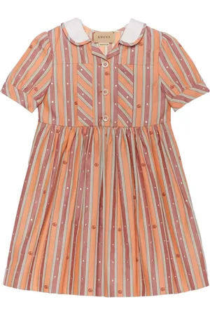 Gucci Vestido con rayas estampadas
