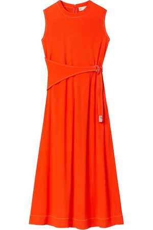 Tory Burch Vestido sin mangas con cinturón