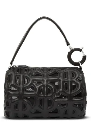 Burberry Bolsa de hombro Rhombi capitonado con monograma