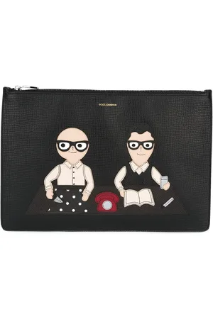 Dolce & Gabbana Designers patch clutch