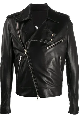 Balmain Chamarra biker con cierre