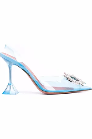 Amina Muaddi Zapatillas Begum con tacón de 110mm