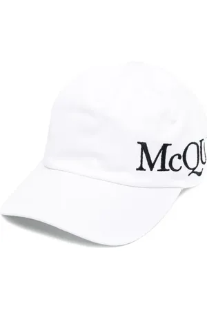 Alexander McQueen Gorra con logo bordado