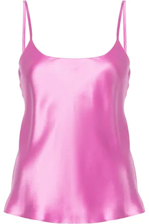 Max Mara Camiseta de seda con cuello redondo