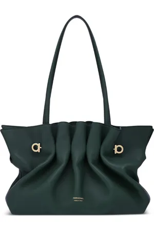Salvatore Ferragamo Bolsa de hombro de cuero