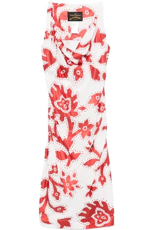 Vivienne Westwood Vestido con estampado floral 2017
