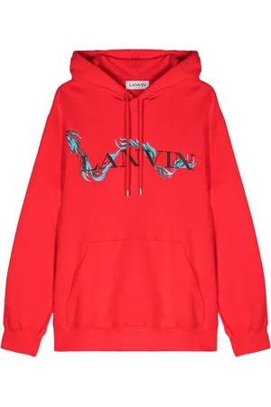 Lanvin Hoodie con dragones estampados