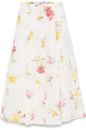 Erdem Falda midi con estampado floral