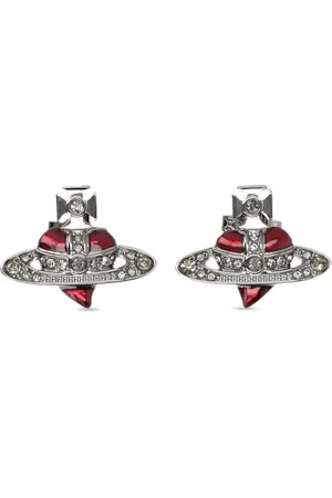 Vivienne Westwood Aretes New Diamante Heart