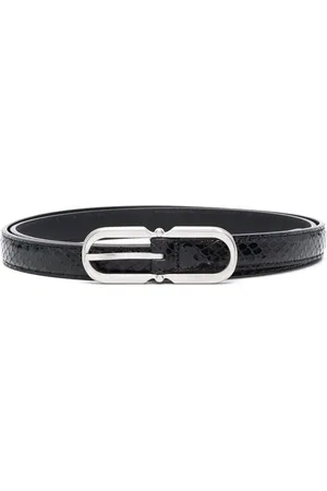 Saint Laurent Cinturón con hebilla ovalada