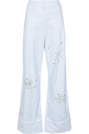 Des Phemmes Pantalones con detalles de cristal