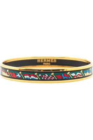 Hermès Pulsera Pavois Flags 62 esmaltada del siglo XX