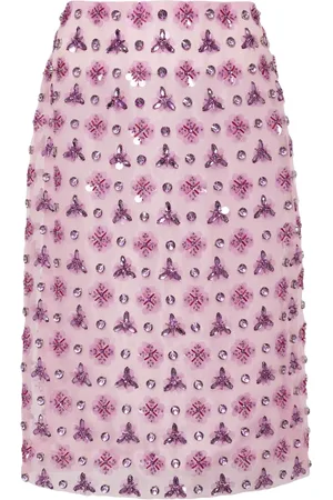 Des Phemmes Falda lápiz con lentejuelas