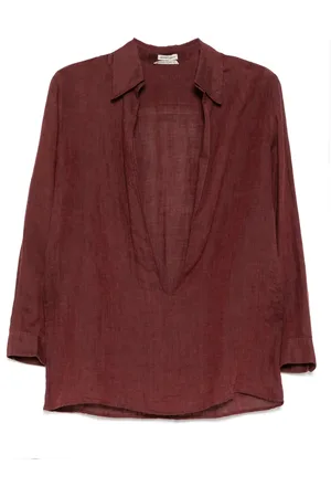 Hermès Blusa de lino 1990-2000