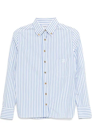 CHANEL Camisa con motivo de rayas 1990-2000