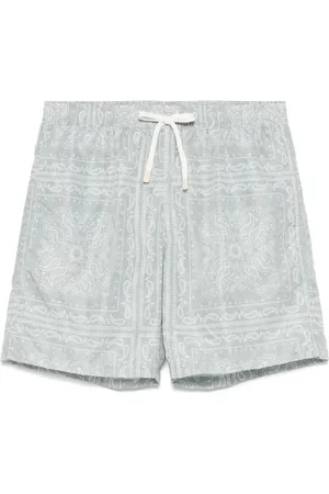 ELEVENTY Shorts con estampado de bandana