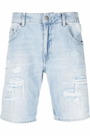Dondup Shorts de mezclilla con efecto envejecido