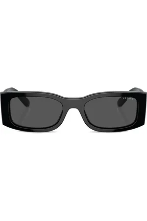 vogue Lentes de sol con armazón rectangular y logo estampado