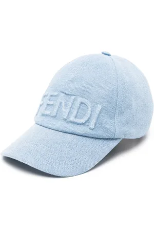 Fendi Gorra de mezclilla con logo en relieve