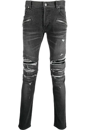 Balmain Jeans slim con detalles rasgados