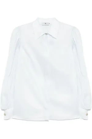 Elisabetta Franchi Camisa con volantes en las mangas