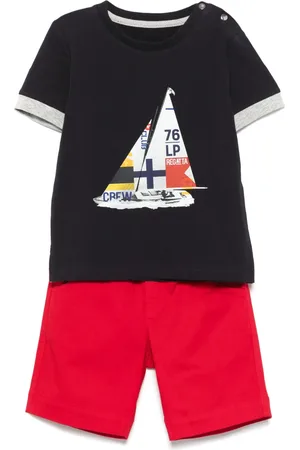 Lapin House Set de shorts con tejido de gabardina