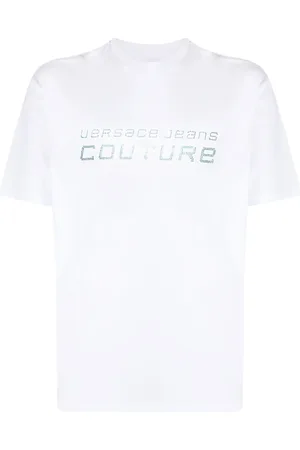 VERSACE Playera con detalles de strass