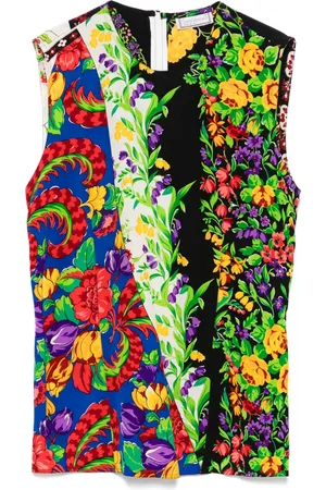 VERSACE Blusa con estampado floral 1990