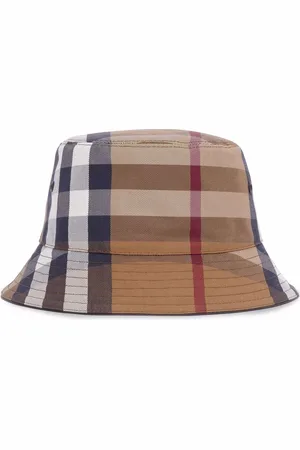 Burberry Gorro de pescador con estampado a cuadros
