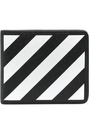 OFF-WHITE Tarjetero con rayas estampadas