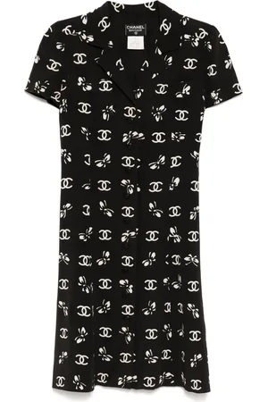 CHANEL Vestido manga corta 1997