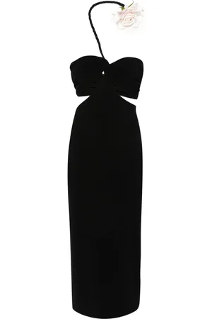 MAGDA BUTRYM Vestido midi con diseño asimétrico