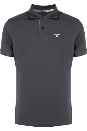 Barbour Playera tipo polo con logo bordado