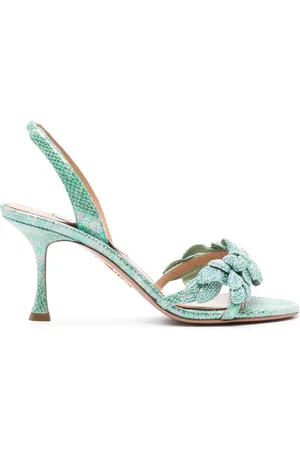 Aquazzura Sandalias Glactic Flower con tacón de 75mm
