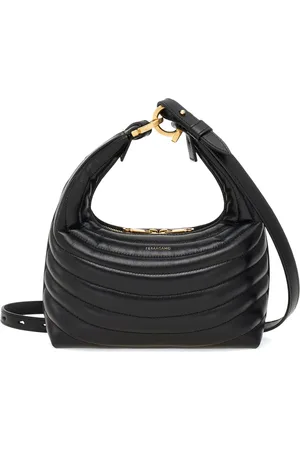 Salvatore Ferragamo Bolsa crossbody capitonada pequeña