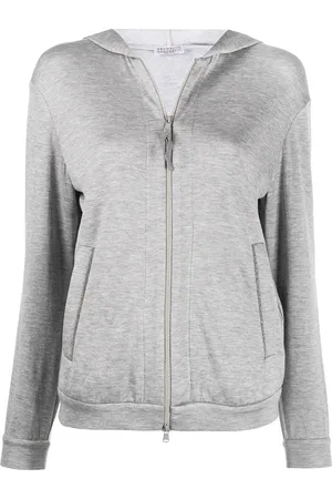 Brunello Cucinelli Sudadera con capucha y cierre