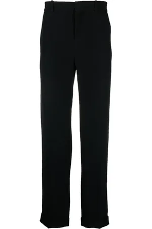 Balmain Pantalones rectos con cierre oculto