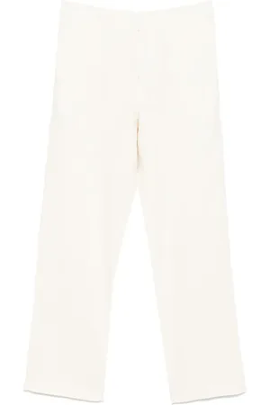 Les Deux Pantalones rectos con cierre oculto