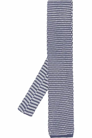 Brunello Cucinelli Corbata tejida con extremo cuadrado
