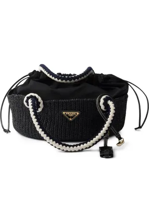 Prada Tote tejida de crochet pequeña