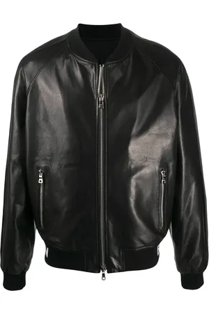 Balmain Chamarra bomber con ribete del logo