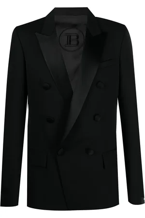 Balmain Blazer con solapas de esmoquin