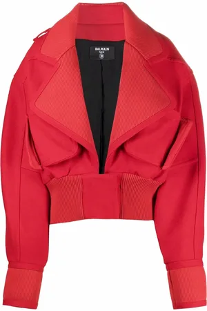 Balmain Chamarra oversize con solapas anchas