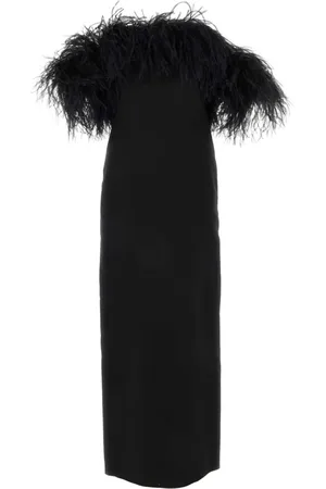 VALENTINO GARAVANI Vestido midi con ribete