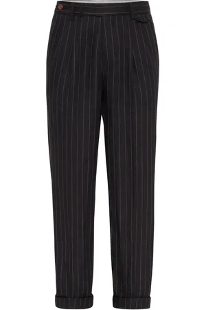 Brunello Cucinelli Pantalones a rayas