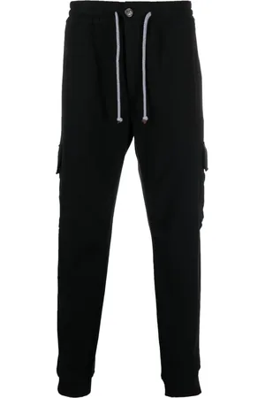Brunello Cucinelli Pantalones cargo con cordones en la pretina